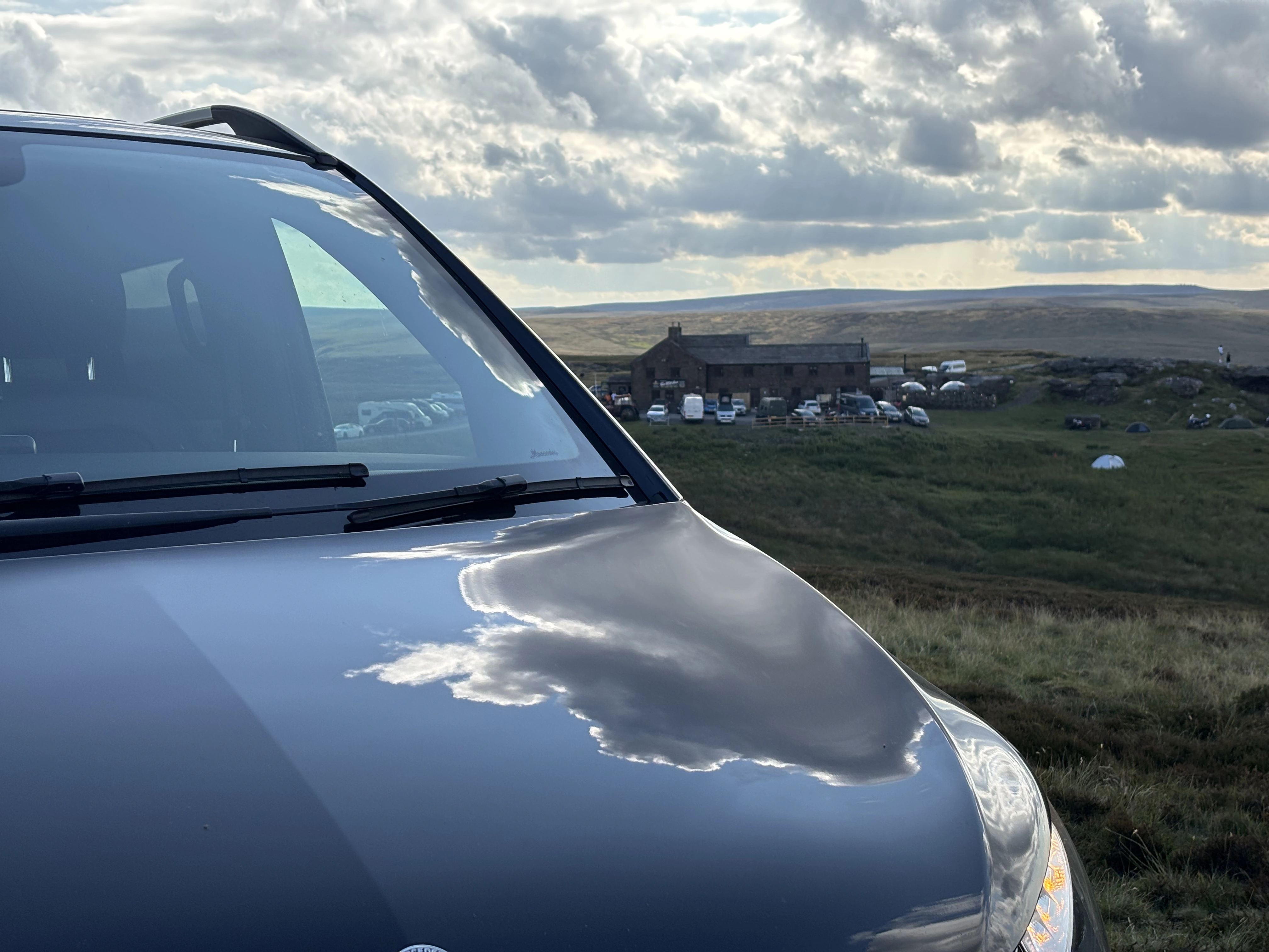 A private Mercedes-Benz V-Class touring the high Yorkshire Dales